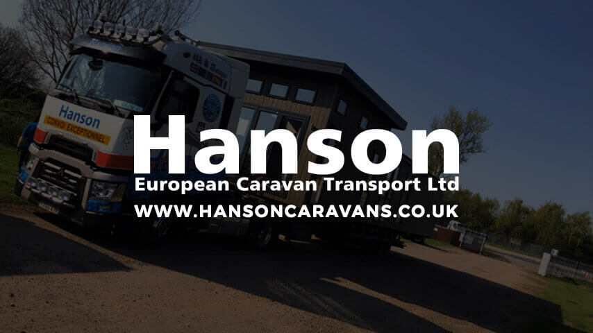 Static Caravan Transport - Hanson Caravans